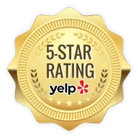 5 Star Rating Yelp Badge